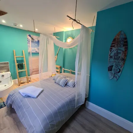 L'Ile Turquoise & Jacuzzi Prive - Hypercentre Boulogne-sur-Mer