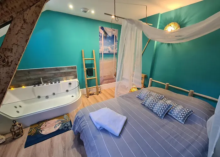 Daire L'ile Turquoise- Balneo Privee I Relaxation