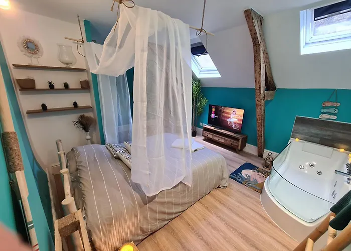 L'île Turquoise- Balnéo Privée I Relaxation Apartamento